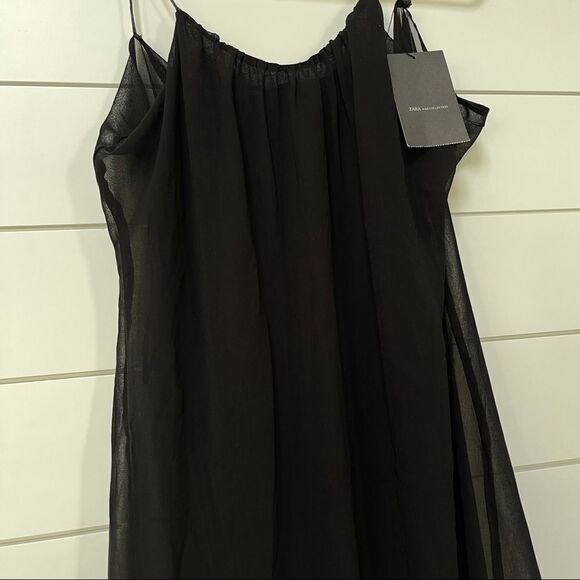 NWT Zara w&b collection little black dress - Picture 9 of 14